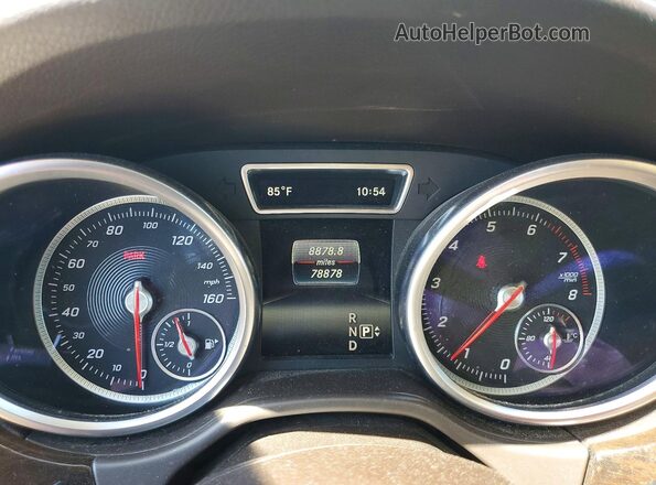 4JGDA5HB6GA670640 2016 MERCEDES-BENZ GLE White Vista del cuadro de instrumentos