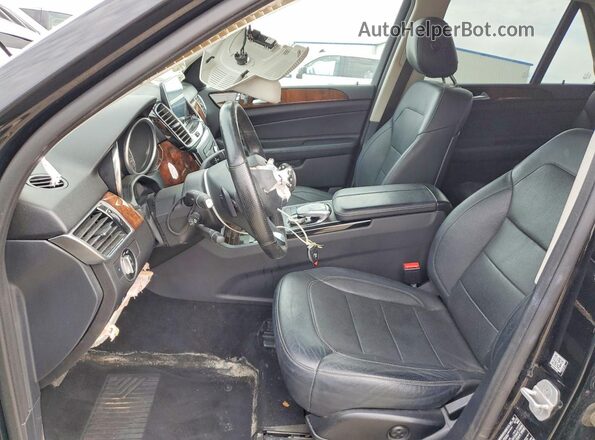 4JGDA5HB6GA695165 2016 MERCEDES-BENZ GLE Black წინა სალონის ხედი