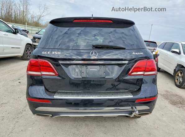 4JGDA5HB6GA695165 2016 MERCEDES-BENZ GLE Black უკანა ხედი