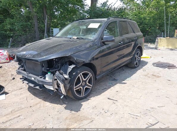 4JGDA5HB6HA921058 2017 MERCEDES-BENZ GLE 350 Черный Передняя левая четверть