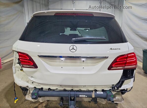 4JGDA5HB6HA958045 2017 MERCEDES-BENZ GLE White Հետևի տեսք