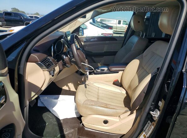 4JGDA5HB6HA978280 2017 MERCEDES-BENZ GLE Black Front interior view