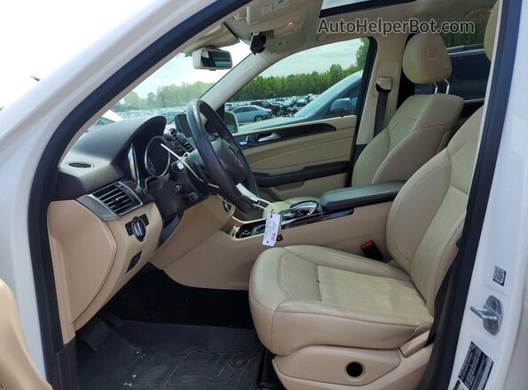 4JGDA5HB6JA999457 2018 MERCEDES-BENZ GLE White Widok wnętrza z przodu