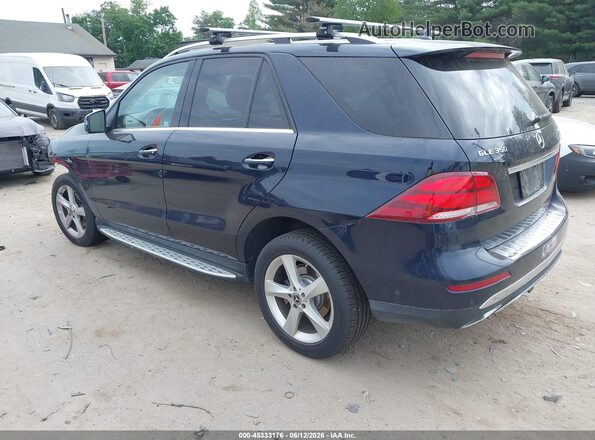 4JGDA5HB6JB008915 2018 MERCEDES-BENZ GLE 350 Dark Blue Задня ліва чверть