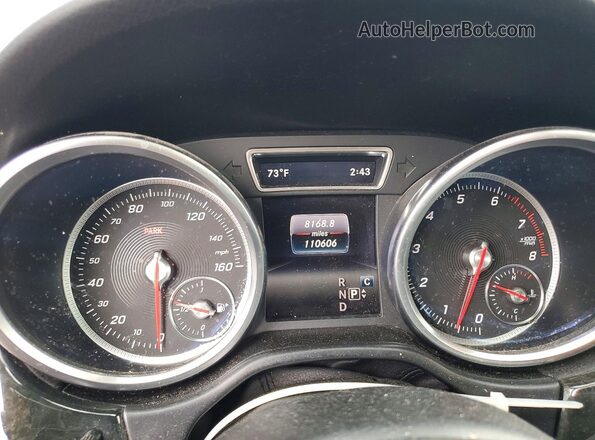 4JGDA5HB6JB017243 2018 MERCEDES-BENZ GLE Charcoal Instrument cluster view
