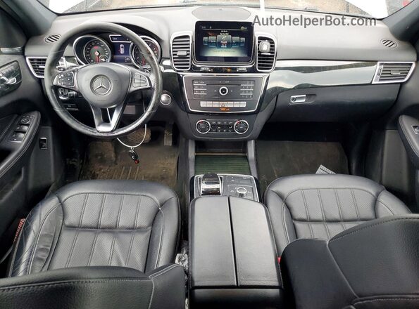 4JGDA5HB6JB017243 2018 MERCEDES-BENZ GLE Charcoal Dashboard view