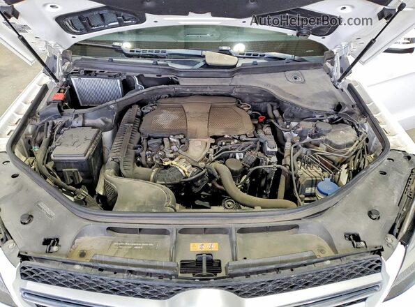 4JGDA5HB6JB179406 2018 MERCEDES-BENZ GLE Белый Вид подкапотного пространства