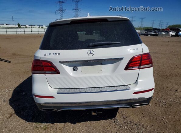4JGDA5HB7GA631412 2016 MERCEDES-BENZ GLE White Rear view