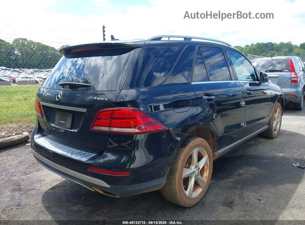 4JGDA5HB7GA770570 2016 MERCEDES-BENZ GLE 350 Черный Задняя правая четверть