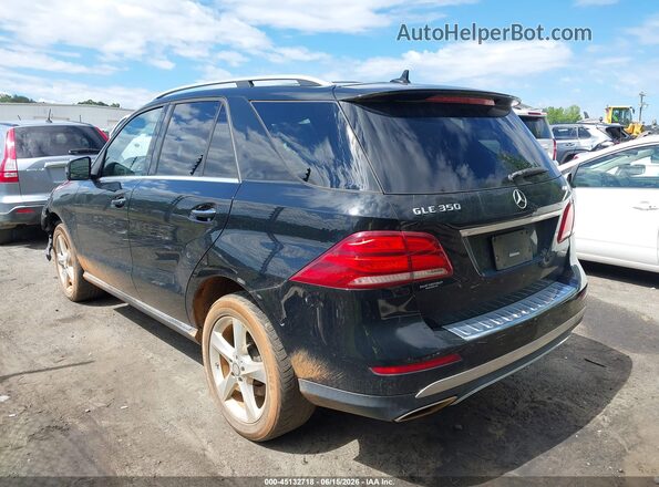 4JGDA5HB7GA770570 2016 MERCEDES-BENZ GLE 350 Черный Задняя левая четверть