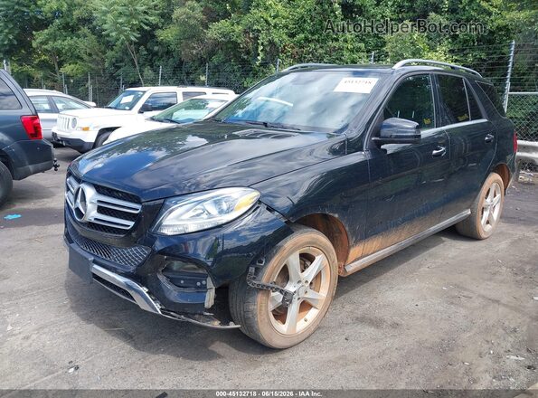 4JGDA5HB7GA770570 2016 MERCEDES-BENZ GLE 350 Черный Передняя левая четверть