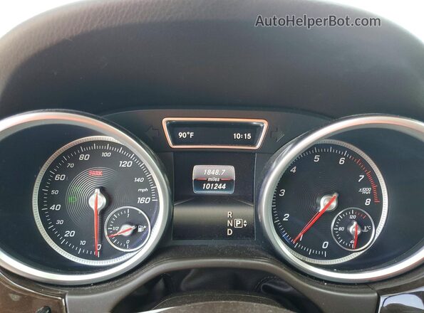 4JGDA5HB7GA777261 2016 MERCEDES-BENZ GLE Белый Вид щитка приборов