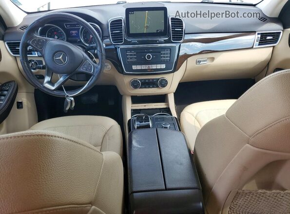 4JGDA5HB7GA777261 2016 MERCEDES-BENZ GLE Белый Вид панели приборов