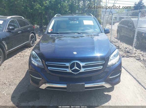 4JGDA5HB7HA847424 2017 MERCEDES-BENZ GLE 350 Blue Vista del cuadro de instrumentos