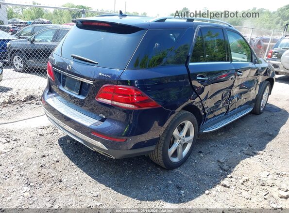 4JGDA5HB7HA847424 2017 MERCEDES-BENZ GLE 350 Blue Trasero derecho