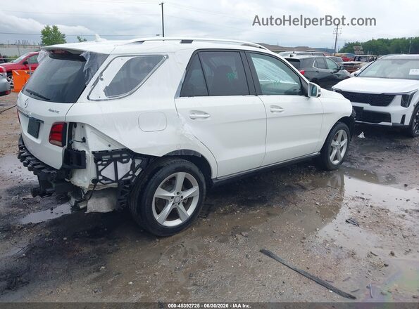 4JGDA5HB7HA882349 2017 MERCEDES-BENZ GLE 350 White უკანა მარჯვენა