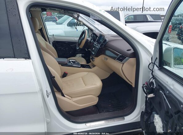4JGDA5HB7HA882349 2017 MERCEDES-BENZ GLE 350 White წინა სალონის ხედი
