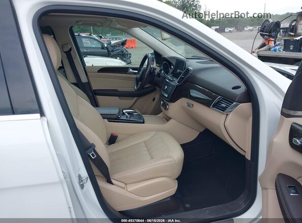 4JGDA5HB7HA930979 2017 MERCEDES-BENZ GLE 350 White წინა სალონის ხედი