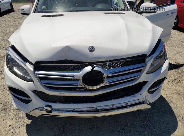 4JGDA5HB7HA962623 2017 MERCEDES-BENZ GLE White Engine compartment view