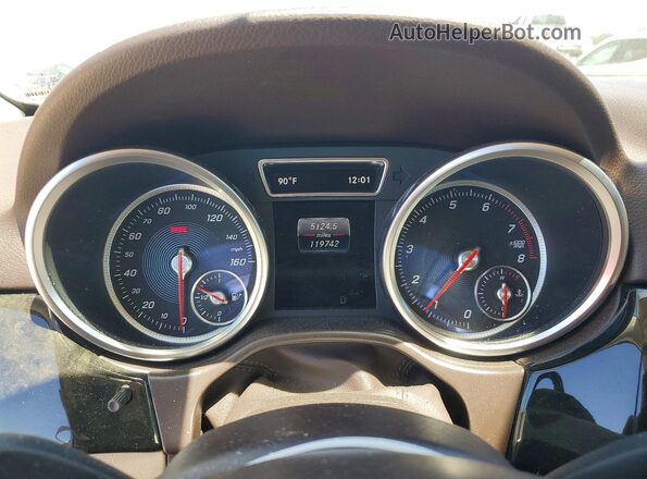 4JGDA5HB7HA962623 2017 MERCEDES-BENZ GLE White Instrument cluster view