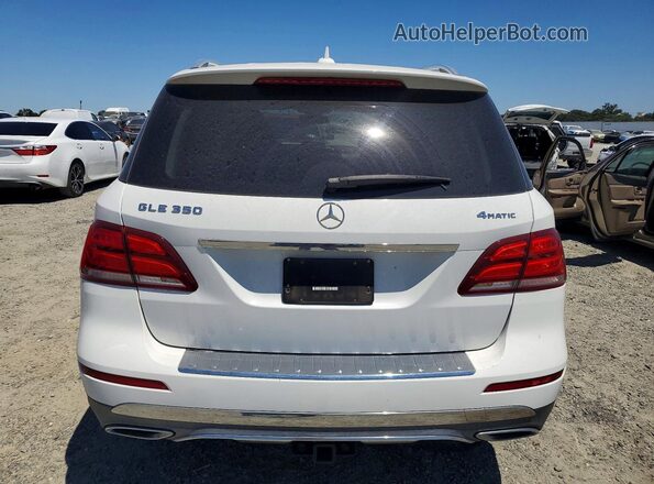4JGDA5HB7HA962623 2017 MERCEDES-BENZ GLE White Rear view