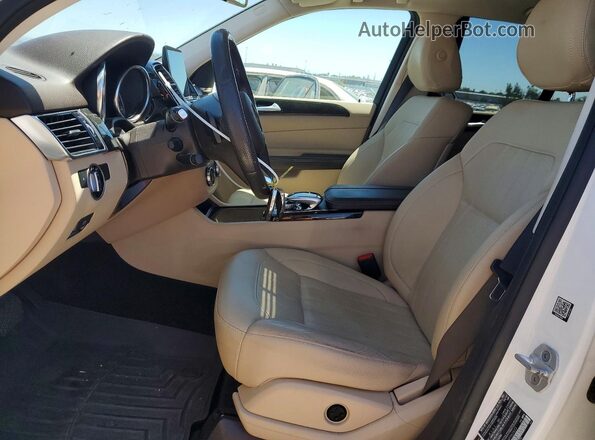 4JGDA5HB7HA962623 2017 MERCEDES-BENZ GLE White Front interior view