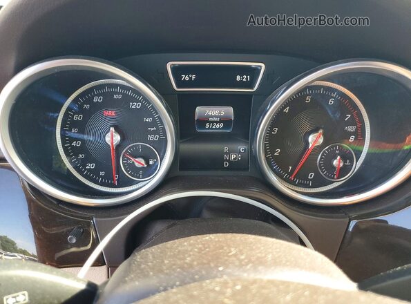 4JGDA5HB7HA987019 2017 MERCEDES-BENZ GLE White Vista del cuadro de instrumentos