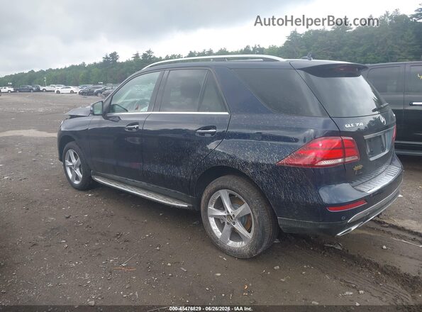 4JGDA5HB7HA989899 2017 MERCEDES-BENZ GLE 350 Dark Blue Задняя левая четверть