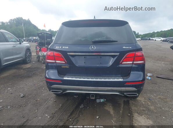 4JGDA5HB7HA989899 2017 MERCEDES-BENZ GLE 350 Dark Blue 