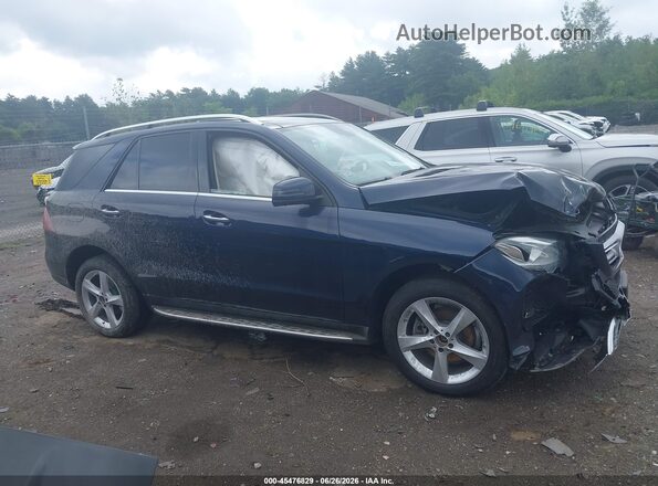 4JGDA5HB7HA989899 2017 MERCEDES-BENZ GLE 350 Dark Blue Вид задней части салона