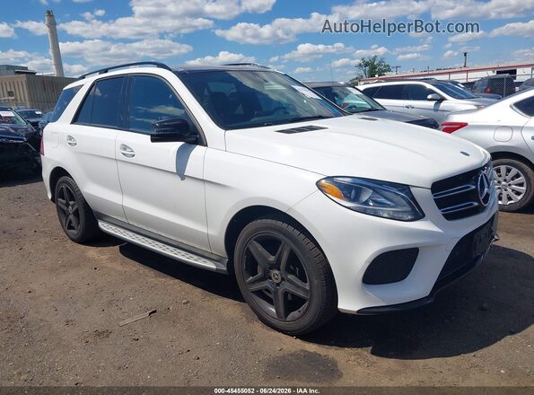 4JGDA5HB7JB060652 2018 MERCEDES-BENZ GLE 350 White Вид щитка приладів