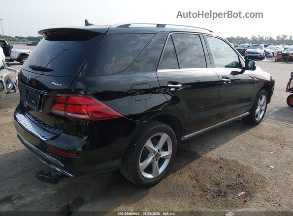 4JGDA5HB7JB153851 2018 MERCEDES-BENZ GLE 350 Black Trasero derecho