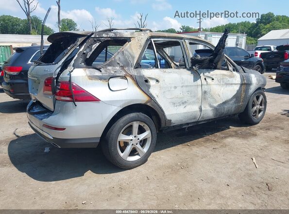 4JGDA5HB8GA734659 2016 MERCEDES-BENZ GLE 350 Silver უკანა მარჯვენა