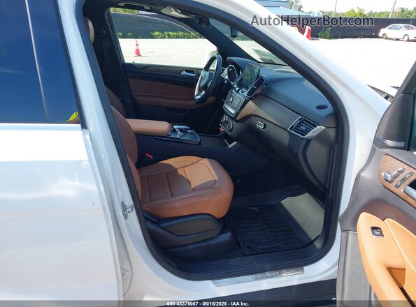 4JGDA5HB8HA817929 2017 MERCEDES-BENZ GLE 350 Белый Вид салона спереди