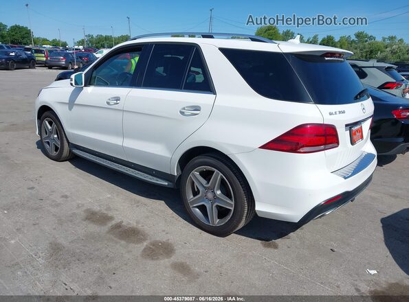 4JGDA5HB8HA817929 2017 MERCEDES-BENZ GLE 350 Белый Задняя левая четверть
