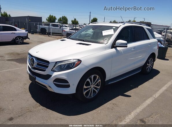 4JGDA5HB8HA864958 2017 MERCEDES-BENZ GLE 350 White Vista tres cuartos delantera izquierda