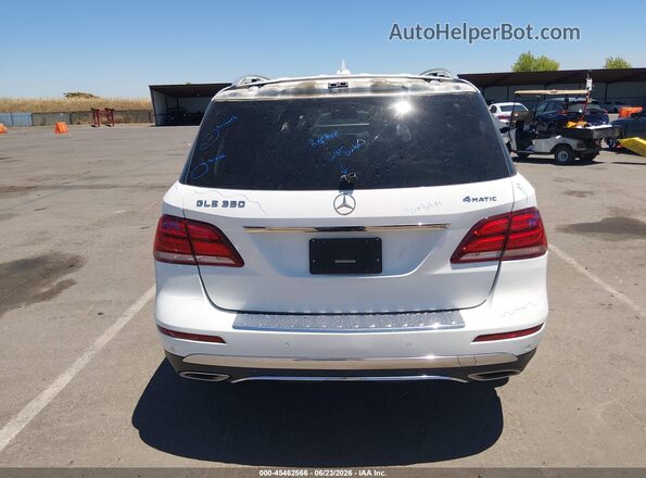 4JGDA5HB8HA864958 2017 MERCEDES-BENZ GLE 350 White 