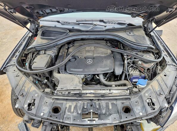 4JGDA5HB8JB196921 2018 MERCEDES-BENZ GLE Black Vista del compartimento del motor