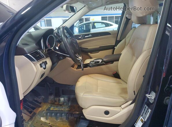 4JGDA5HB9GA792649 2016 MERCEDES-BENZ GLE Blue Vista interior delantera