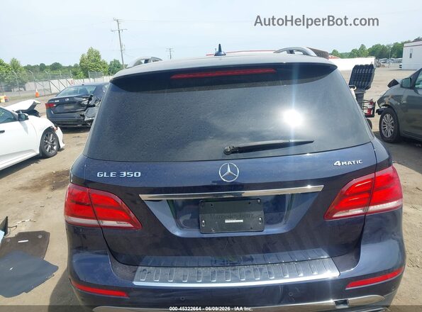 4JGDA5HB9HA952742 2017 MERCEDES-BENZ GLE 350 Blue 