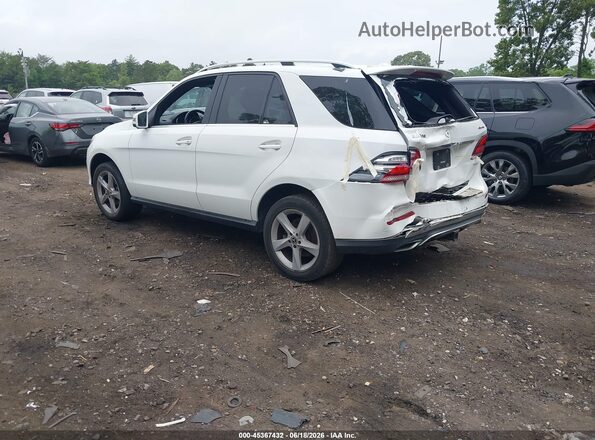 4JGDA5HB9JB010481 2018 MERCEDES-BENZ GLE 350 White Rear left