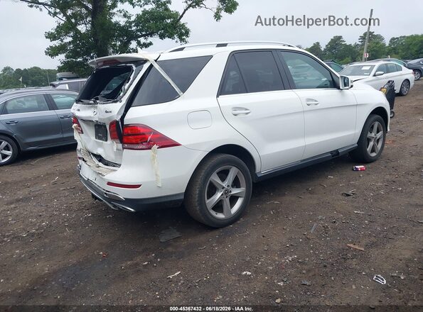 4JGDA5HB9JB010481 2018 MERCEDES-BENZ GLE 350 White Rear right