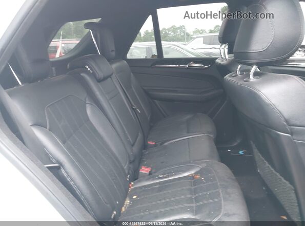 4JGDA5HB9JB010481 2018 MERCEDES-BENZ GLE 350 White VIN sticker view