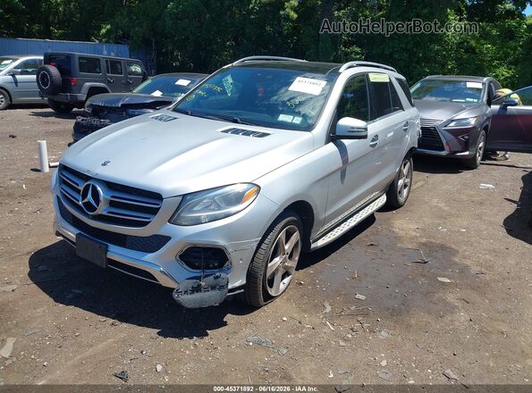 4JGDA5HB9JB157576 2018 MERCEDES-BENZ GLE 350 Silver Vista tres cuartos delantera izquierda