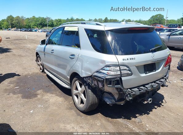4JGDA5HB9JB157576 2018 MERCEDES-BENZ GLE 350 Silver Trasero izquierdo