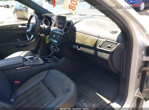 4JGDA5HB9JB157576 2018 MERCEDES-BENZ GLE 350 Silver Vista interior delantera