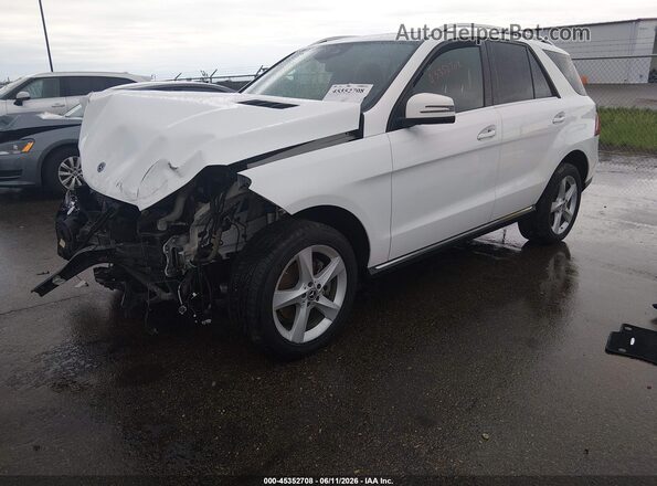 4JGDA5HBXHA991713 2017 MERCEDES-BENZ GLE 350 White Przód lewy
