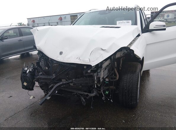 4JGDA5HBXHA991713 2017 MERCEDES-BENZ GLE 350 White Widok z przodu
