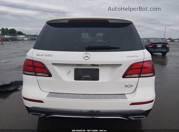 4JGDA5HBXHA991713 2017 MERCEDES-BENZ GLE 350 White 