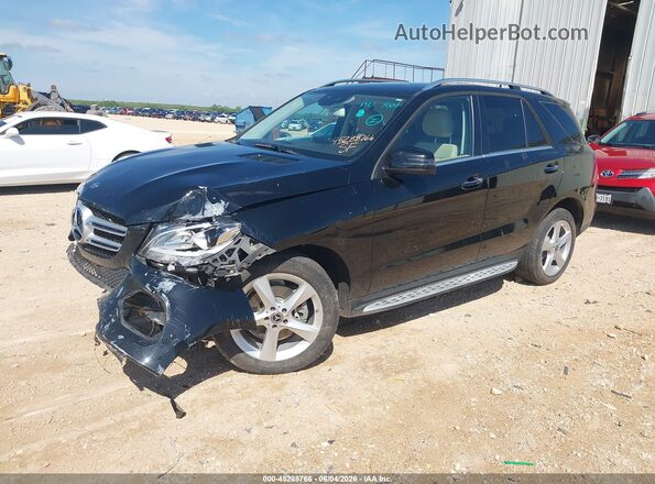 4JGDA5HBXJB014619 2018 MERCEDES-BENZ GLE 350 Black Առջևի ձախ երեք քառորդ տեսարան